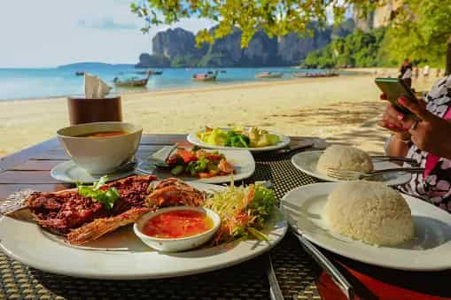 From the Warm Kitchen, The Spicy Scent of Sambar Floats out to the Beach.